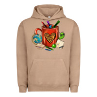 Pigment Burro teacher crayons coffee mug Urban Hoodie - FaDigitalArtStudio