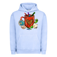 Pigment Grape Ice teacher crayons coffee mug Urban Hoodie - FaDigitalArtStudio