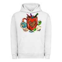 Pigment Lunar Rock teacher crayons coffee mug Urban Hoodie - FaDigitalArtStudio