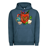 Pigment Midnight Navy teacher crayons coffee mug Urban Hoodie - FaDigitalArtStudio