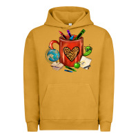 Pigment Peanut Butter teacher crayons coffee mug Urban Hoodie - FaDigitalArtStudio