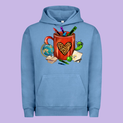 Teacher Crayons Coffee Mug Urban Hoodie Designed By Fadigitalartstudio