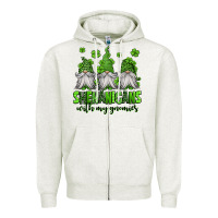 Shenanigans With My Gnomies St Patricks Day Gnomes Zipper Hoodie | Teevron