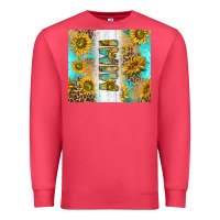 Cardinal western mother's day mimi with turquoise and sunflowers and leopard tu Premium Sweatshirt - TumblerDesignByShophia