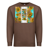 Chestnut western mother's day mimi with turquoise and sunflowers and leopard tu Premium Sweatshirt - TumblerDesignByShophia