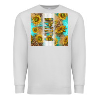 Western Mother's Day Mimi With Turquoise And Sunflowers And Leopard Tu Premium Sweatshirt | Teevron
