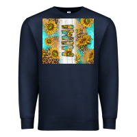 Navy western mother's day mimi with turquoise and sunflowers and leopard tu Premium Sweatshirt - TumblerDesignByShophia