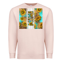 Pale Pink western mother's day mimi with turquoise and sunflowers and leopard tu Premium Sweatshirt - TumblerDesignByShophia