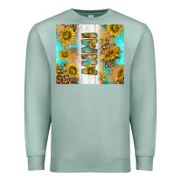 Seafoam western mother's day mimi with turquoise and sunflowers and leopard tu Premium Sweatshirt - TumblerDesignByShophia
