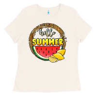 Bone hello summer watermelon Ladies Tee - JahusDesignShop