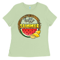 Matcha hello summer watermelon Ladies Tee - JahusDesignShop