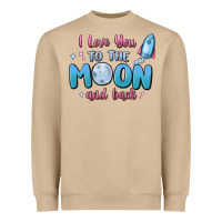 Mushroom i love you to the moon and back Heavyweight Sweatshirt - MaliasSmallBusiness