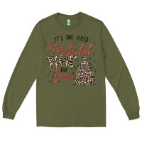 Army Green it's the most wonderful time of the year Long Sleeve Tee - MaliasSmallBusiness