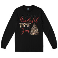 Black it's the most wonderful time of the year Long Sleeve Tee - MaliasSmallBusiness