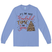 Colony Blue it's the most wonderful time of the year Long Sleeve Tee - MaliasSmallBusiness