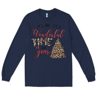 Navy it's the most wonderful time of the year Long Sleeve Tee - MaliasSmallBusiness