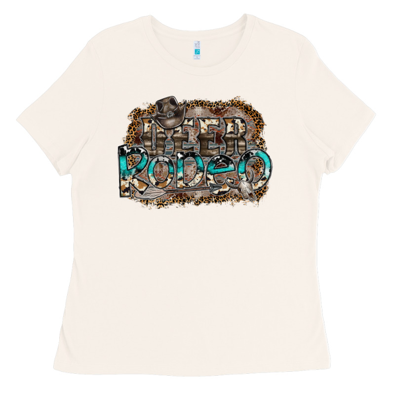Deer Rodeo Ladies Tee by SublimationCraftShop | Teevron