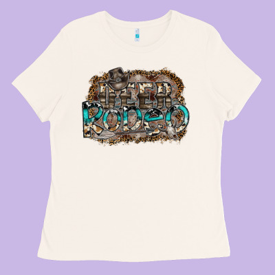 Deer Rodeo Ladies Tee Designed By Sublimationcraftshop