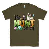 Army Green the hunt is on Classic Tee - MaliasSmallBusiness