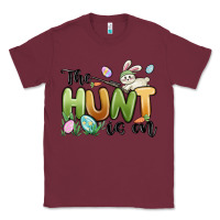 Burgundy the hunt is on Classic Tee - MaliasSmallBusiness