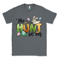 Charcoal Heather the hunt is on Classic Tee - MaliasSmallBusiness
