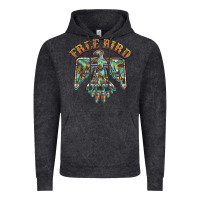 Vintage Black free bird feathers thunderbird Vintage Hoodie - BarkalooDesign