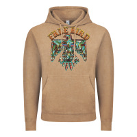 Vintage Coffee free bird feathers thunderbird Vintage Hoodie - BarkalooDesign