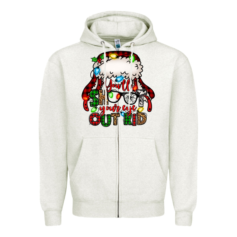 You'll Shoot Your Eye Out Kid Christmas Story Zipper Hoodie by Jasminsmagicworld | Teevron