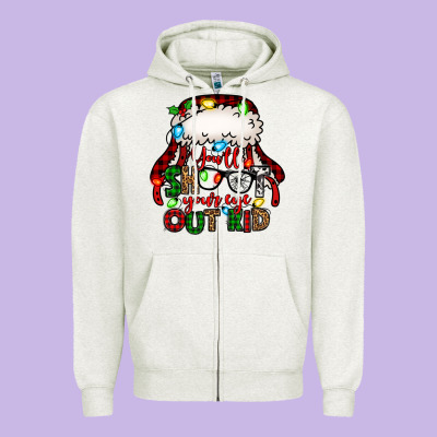 You'll Shoot Your Eye Out Kid Christmas Story Zipper Hoodie Designed By Jasminsmagicworld