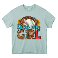 Arona love my girl baseball Heavy Core Tee - HRA Design Shop