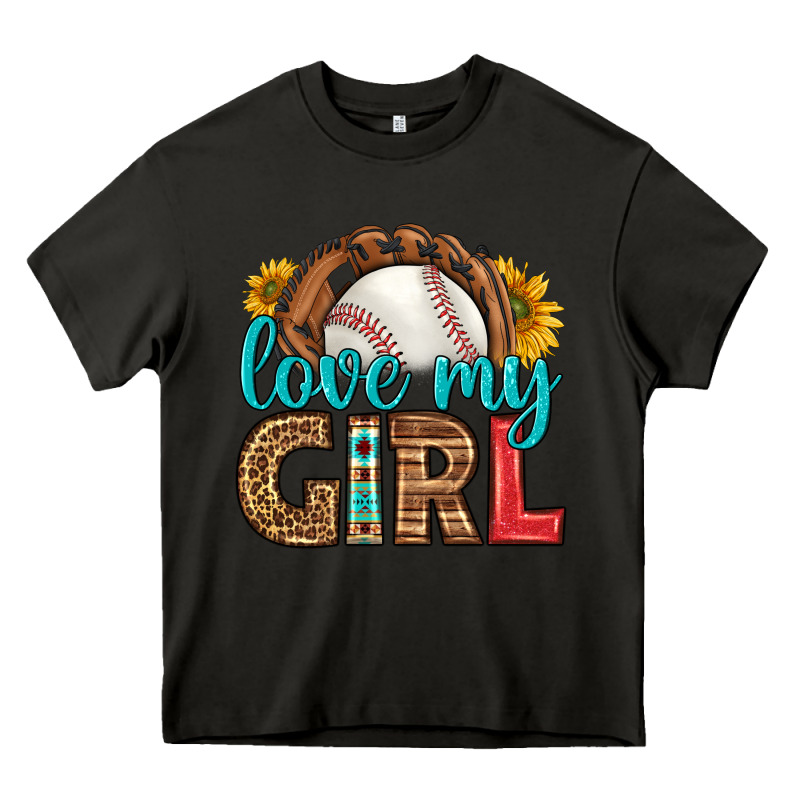 Love My Girl Baseball Heavy Core Tee by HRA Design Shop | Teevron