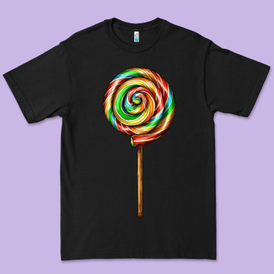 Rainbow Lollipop Premium Tee Designed By Adodesignshop