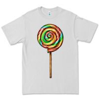 Dove Grey rainbow lollipop Premium Tee - AdoDesignShop
