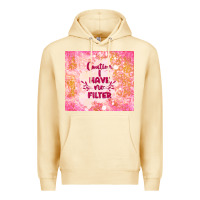 Pina Colada caution i have no filter Premium Hoodie - TumblerDesignByShophia