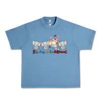 Pebble Blue it's okay to be different Urban Heavy Tee - MaliasSmallBusiness