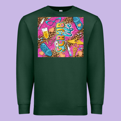 Scrub Life Tumbler Tbs Premium Sweatshirt Designed By Tumblerdesignbyshophia