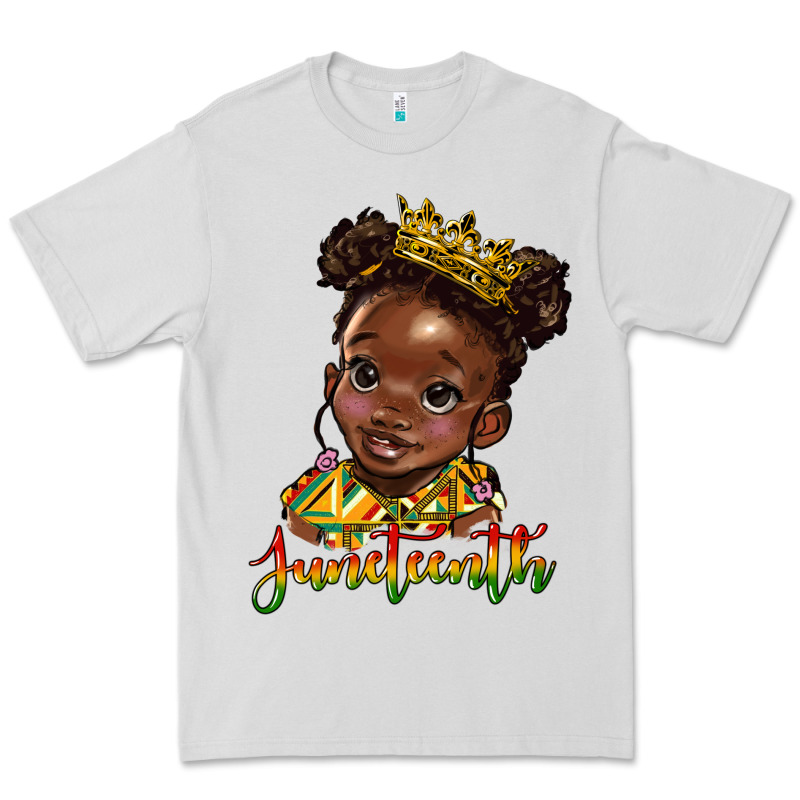 Juneteenth Black Girl Premium Tee by HRA Design Shop | Teevron