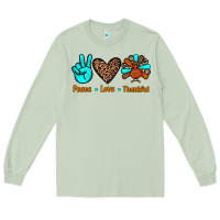 Matcha peace love thankful Long Sleeve Tee - JahusDesignShop