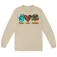 Mushroom peace love thankful Long Sleeve Tee - JahusDesignShop
