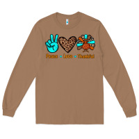 Toasted Coconut peace love thankful Long Sleeve Tee - JahusDesignShop