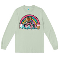 Matcha nurse rainbow Long Sleeve Tee - NancyCooperArtShop