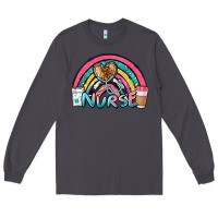 Smoke nurse rainbow Long Sleeve Tee - NancyCooperArtShop