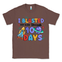 Chestnut i blasted my way through 100 days Classic Tee - MaliasSmallBusiness