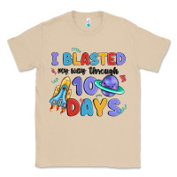 Mushroom i blasted my way through 100 days Classic Tee - MaliasSmallBusiness