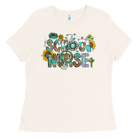 Bone school nurse Ladies Tee - CowhideDigitalArt