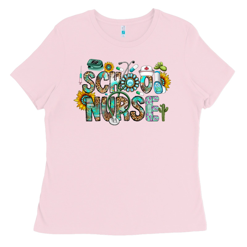 School Nurse Ladies Tee by CowhideDigitalArt | Teevron