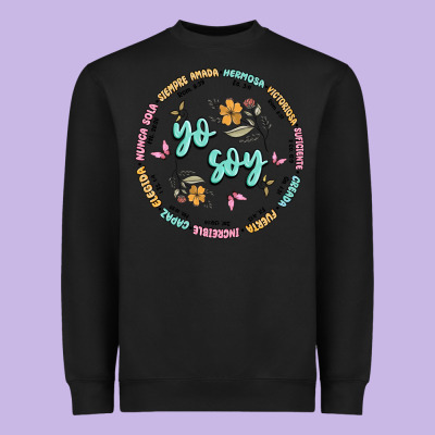 Yo Soy Inspiration Heavyweight Sweatshirt Designed By Maliassmallbusiness