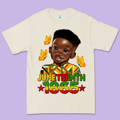 Juneteenth 1865 Black Boy Premium Tee Designed By Hra Design Shop