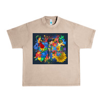 French Oak autism awareness Urban Heavy Tee - MaliasSmallBusiness