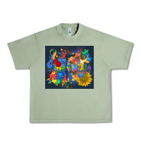 Oil Green autism awareness Urban Heavy Tee - MaliasSmallBusiness